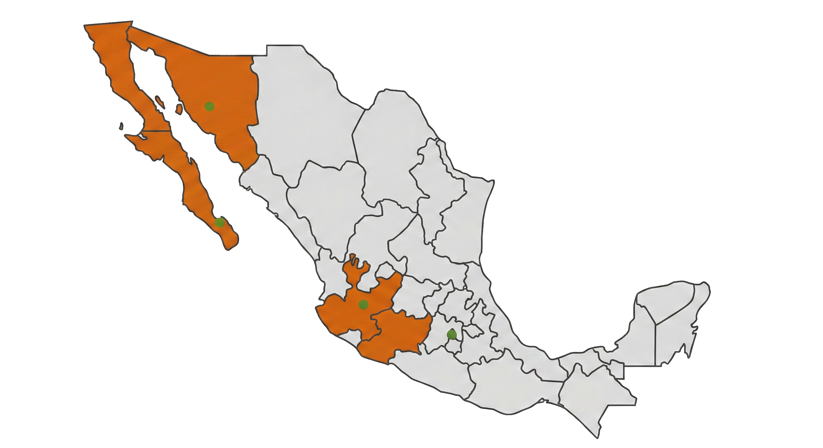 Mapa de Cobertura en México